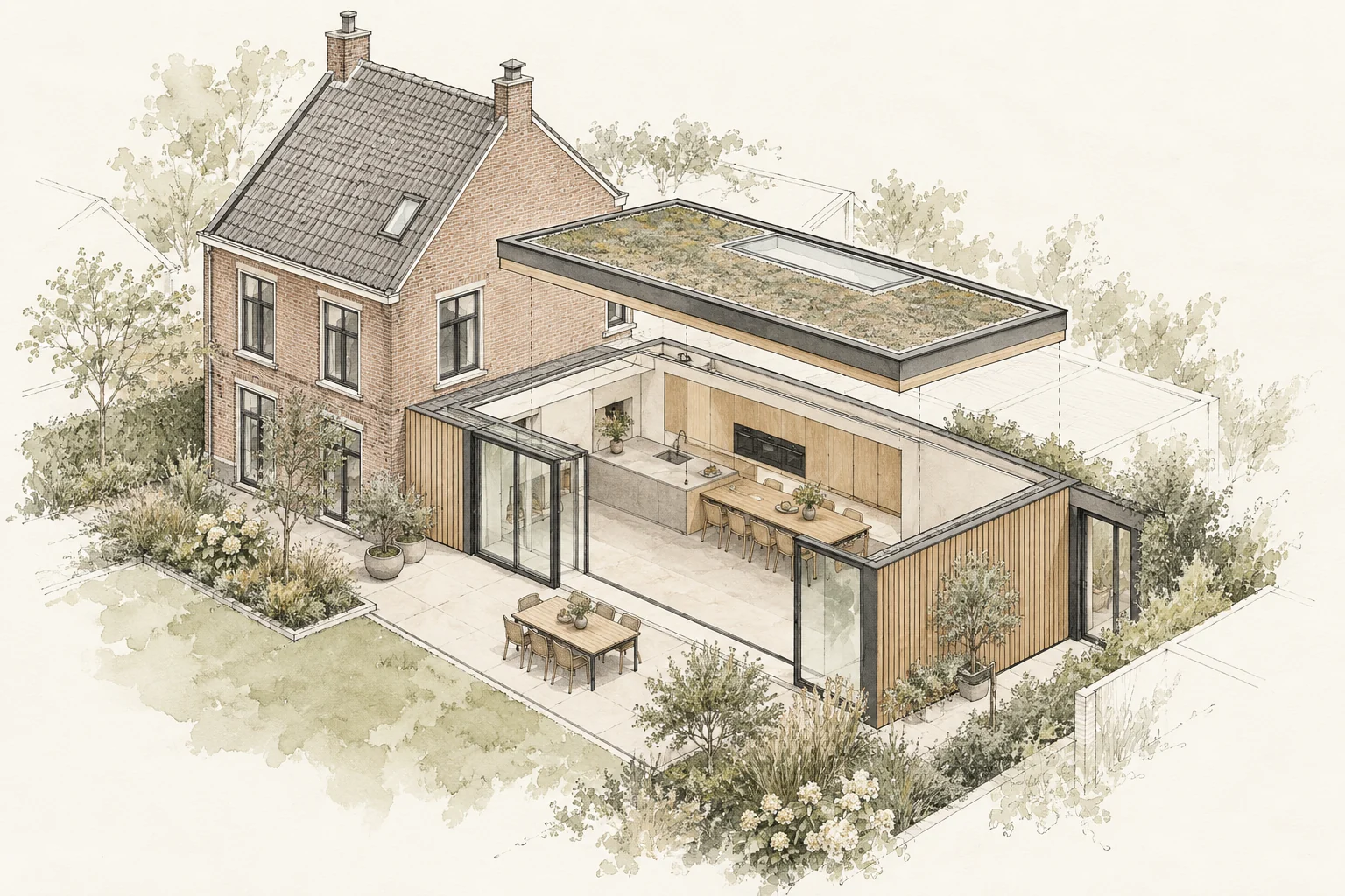 Van schets naar ruimte — ontwerpconcept